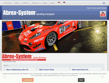 Tablet Screenshot of abrex-system.com